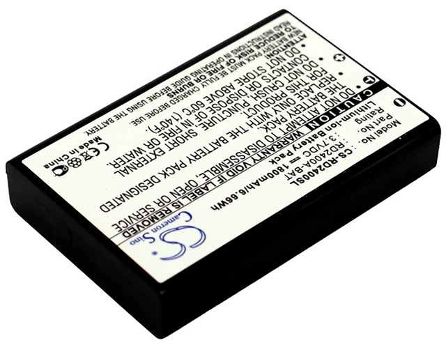 Alt view image 2 of 5 - Battery for RCA Lawmate PV-1000 PV-700 PV-800 PV-806 Lyra X2400 RD2400A-BAT NEW