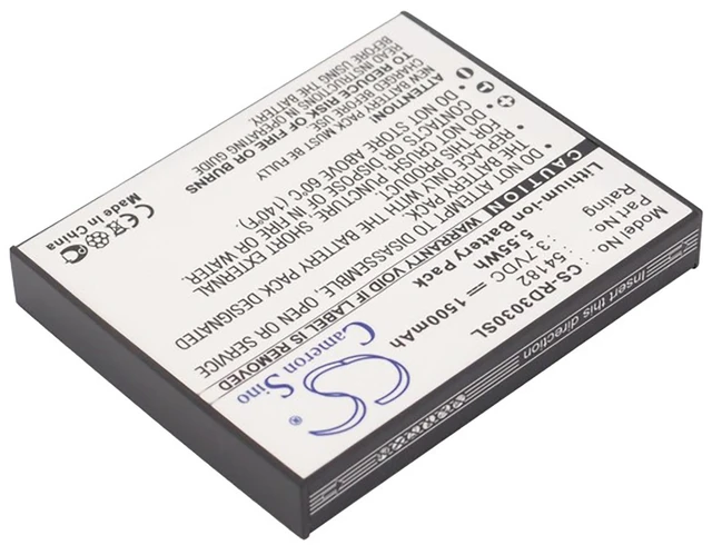 Alt view image 2 of 5 - Battery for RCA Lyra X3000 X3030 54182 20GB MP3 Media Player CS-RD3030SL 1500mAh