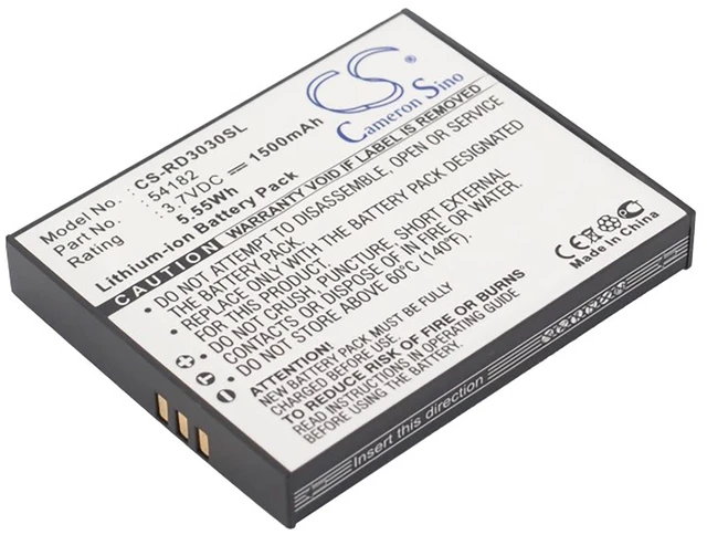 Main image of Battery for RCA Lyra X3000 X3030 54182 20GB MP3 Media Player CS-RD3030SL 1500mAh