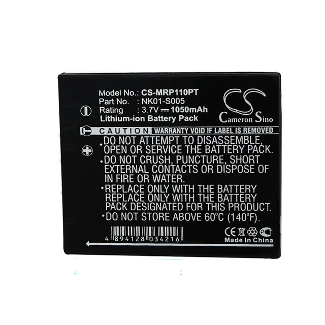 Alt view image 5 of 5 - Battery for 3M MPro 110 Micro Projector FAVI Mini PJM-1000 NK01-S005 NK03-S005