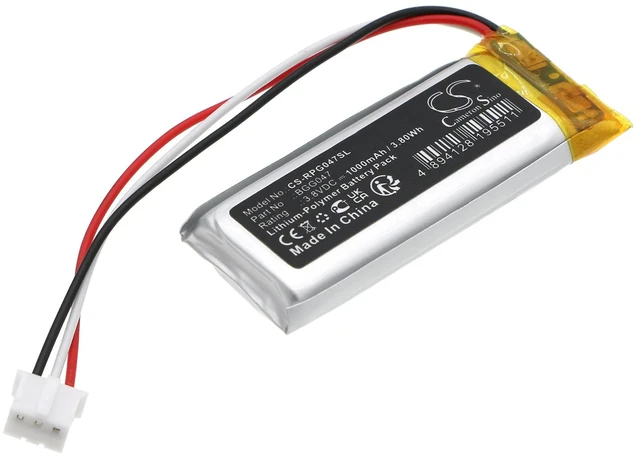 Main image of Battery for Roku Voice Remote Pro Control 822048 BGG047 CS-RPG047SL 3.8v 1000mAh