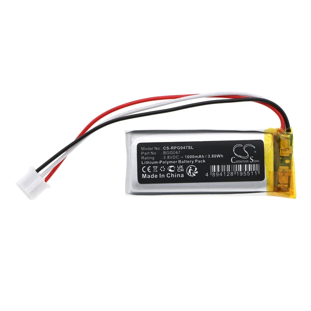 Alt view image 3 of 5 - Battery for Roku Voice Remote Pro Control 822048 BGG047 CS-RPG047SL 3.8v 1000mAh