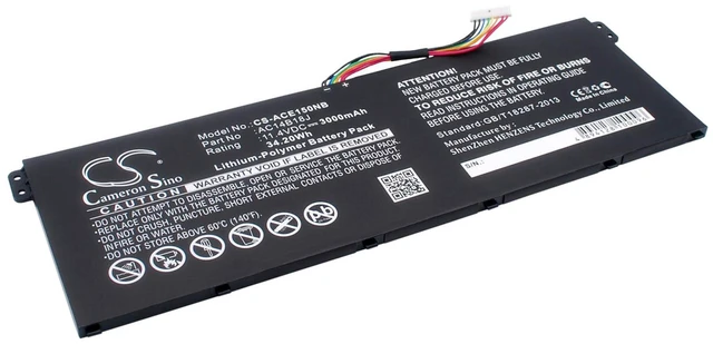 Alt view image 2 of 6 - Battery for Acer Aspire A315-55G Gateway B116-M NE513 AC14B13J AC14B18J AC14B18J