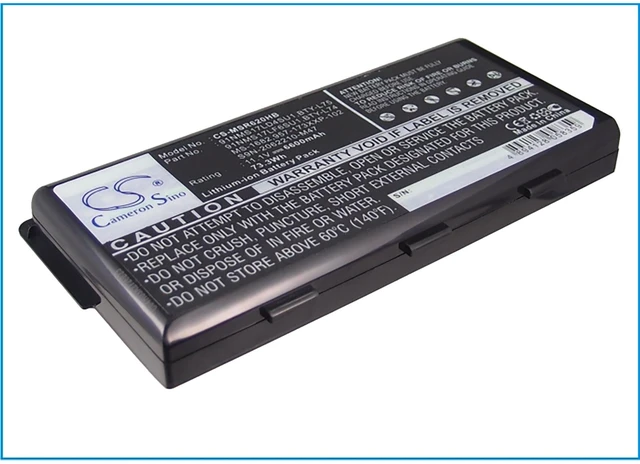 Main image of Battery for MSI A5000 957-173XXP-101 957-173XXP-102 BTY-L74 BTY-L75 MS-1682