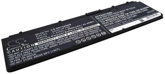 Main image of Battery for DELL Latitude 12 7000 E7240 451-BBFY GVD76 KKHY1 NCVF0 PT1 WD52H X01
