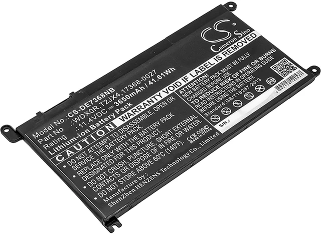 Main image of Battery for DELL Inspiron 5593 Vostro 15 5581 5590 WDX0R 0WDX0R 1VX1H P69G001