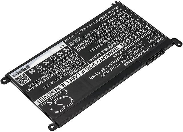 Alt view image 2 of 5 - Battery for DELL Inspiron 5593 Vostro 15 5581 5590 WDX0R 0WDX0R 1VX1H P69G001