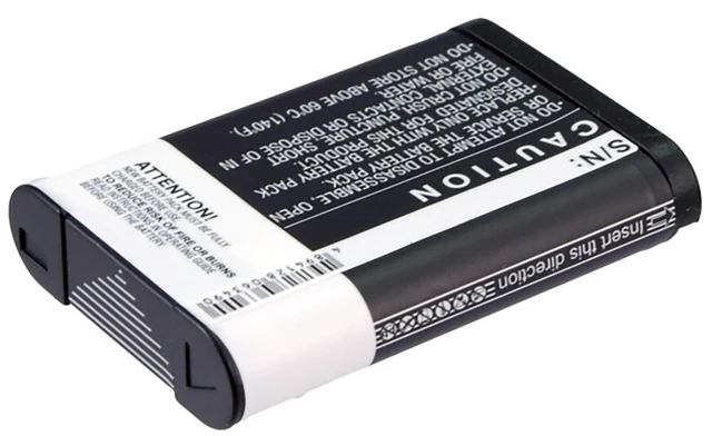 Alt view image 4 of 5 - Battery for Sony HD-MV1 HDR-AS10 HDR-AS100 HDR-AS15 HDR-AS30 HDR-GWP88 1150mAh