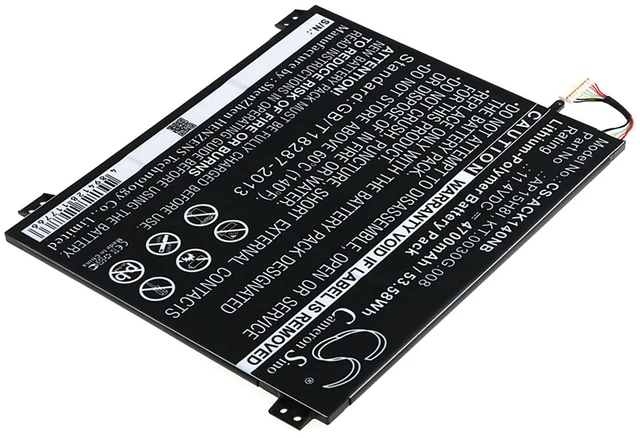 Alt view image 2 of 6 - Battery for Acer Swift 1 SF114-31-C24G Aspire One Cloudbook AP15H8I KT.0030G.008