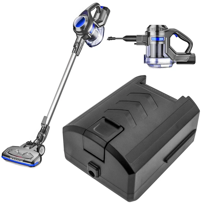Alt view image 6 of 6 - Battery for Moosoo XL-618A X6 CS-MXL600VX Cordless Vacuum 22.2V Li-ion