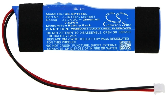 Alt view image 3 of 5 - Battery for Sony CECH-ZCM2E CECH-ZCM2U PS PlayStation PS4 Move LIS1651 LIS1654