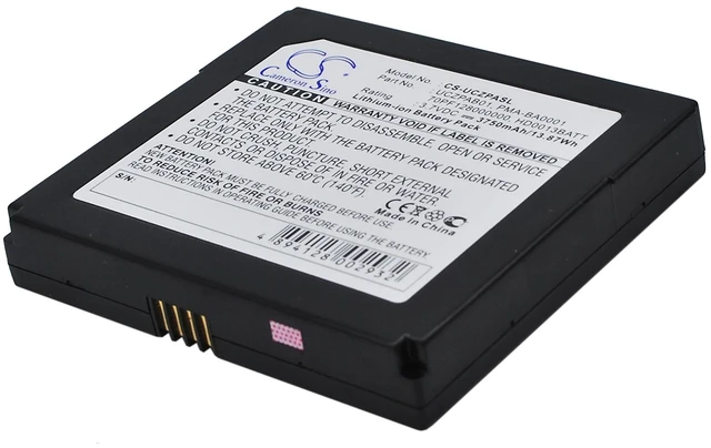 Alt view image 2 of 5 - Battery for Creative Zen Portable Media Center BA20603R79913 PMA-BA0001 UCZPAB01
