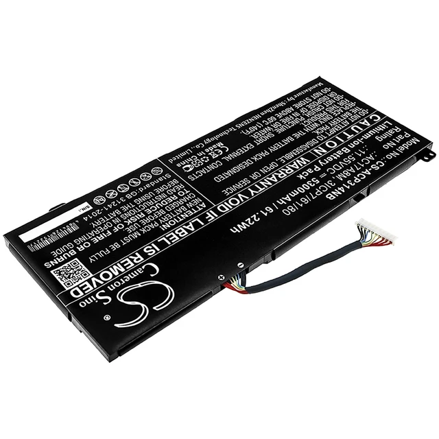Alt view image 2 of 4 - Battery for Acer Spin 3 SP314-52-31FP TravelMate X3410 3ICP7/61/80 AC17A8M
