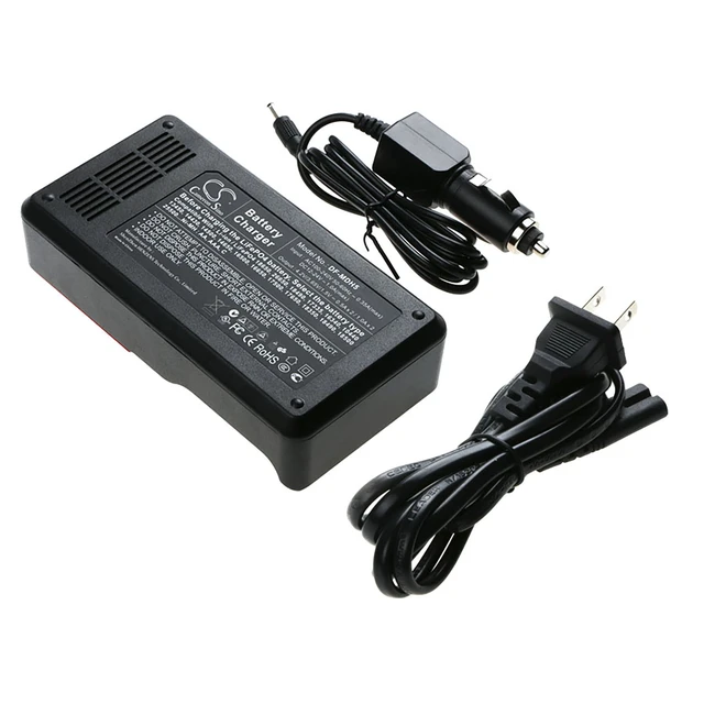 Alt view image 4 of 5 - Battery Charger for 10440 17500 18350 18500 25500 26650 AA AAA w/US AC&Car cord