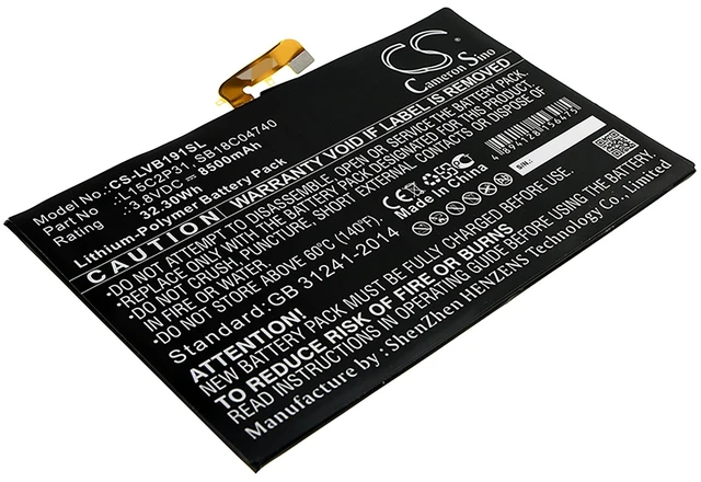 Main image of Battery for Lenovo YB1-X90F YB1-X90L YB1-X91X Yoga Book YB1 L15C2P31 SB18C04740