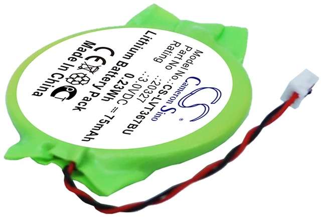 Alt view image 2 of 4 - CMOS Backup Battery for Lenovo 20327 Miix 10 MIIX 2 11 ThinkPad Tablet 3679-10.1