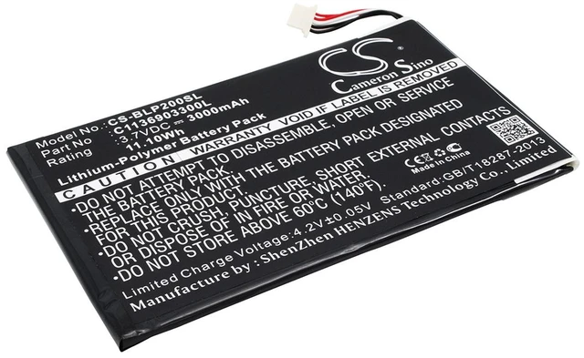 Main image of Battery for BLU BT-D005L P200L TouchBook 8 7 Fabrica Tablet PC 10.1 C1136903300L