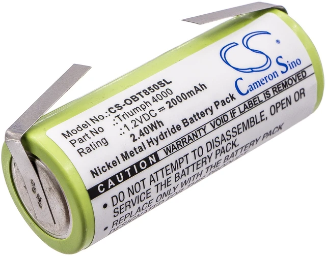 Main image of Battery for Oral-B Triumph 4000 3745 3761 3762 Toothbrush CS-OBT850SL 2000mAh