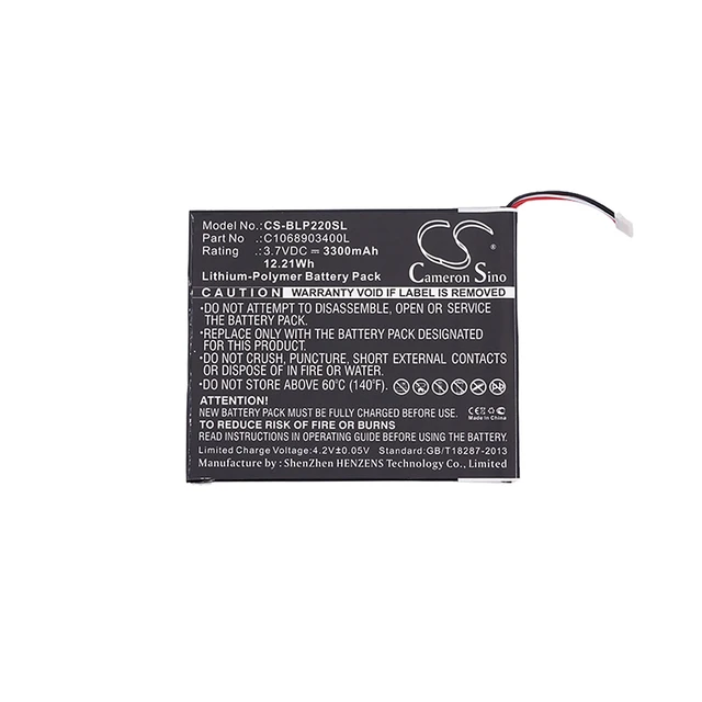 Alt view image 5 of 6 - Battery for BLU BT-E505 P220 P220U TouchBook 8.0 3G BT-D005L C1068903400L Tablet