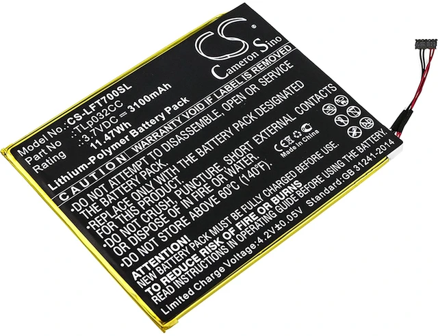 Main image of Battery for Alcatel 9005X One Touch Pixi 3 8.0 4G 8 OT-9023 TLp032CC TLp032CD