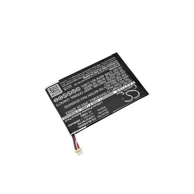 Alt view image 2 of 6 - Battery for BLU P60W TouchBook 7.0 Pro 1ICP3/79/115 Tablet CS-BLP600SL 3000mAh