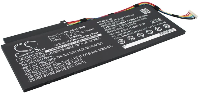 Alt view image 2 of 6 - Battery for Acer Aspire P3-131 P3-171 TravelMate X313 X313M AC13A3L KT.00403.013