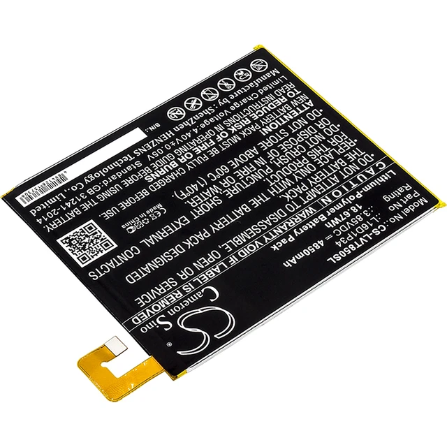 Alt view image 2 of 4 - Battery for Lenovo Tab 4 Tab4 8 TB-8504N TB-8504X TB-8704x ZA2B0009US L16D1P34