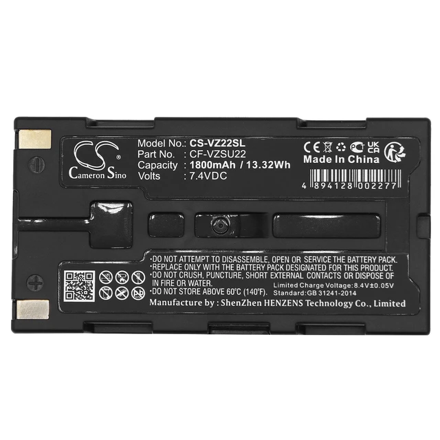 Alt view image 5 of 5 - Battery for NEC 2UR18650F NIPPON R300ZD TVS-200EX TVS-500EX Thermo Gear G30
