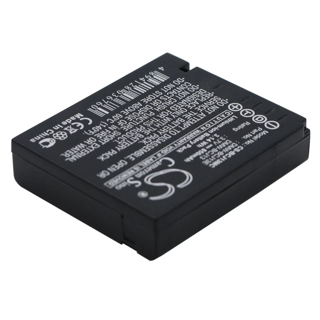 Alt view image 3 of 5 - Battery for Panasonic Lumix DMC-LX5 DMC-LX7 Leica D-LUX5 DMW-BCJ13E 18719 18720