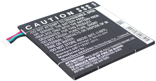 Alt view image 5 of 6 - Battery for LG Pad 7.0 V400 V410 BL-T12 EAC62438201 Tablet CS-BLV400SL 3.8v