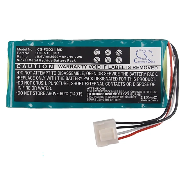 Alt view image 6 of 6 - Battery for Fukuda FCP-2155 FX-2111 FX-2155 8-HRAAFD HHR-13F8G1 CS-FXD211MD