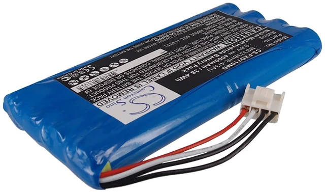 Alt view image 2 of 6 - Battery for Fukuda FX-7100 FX-7102 FCP-7101 8100 FX-7000 FX-8200 MB333BHR-4/3AU