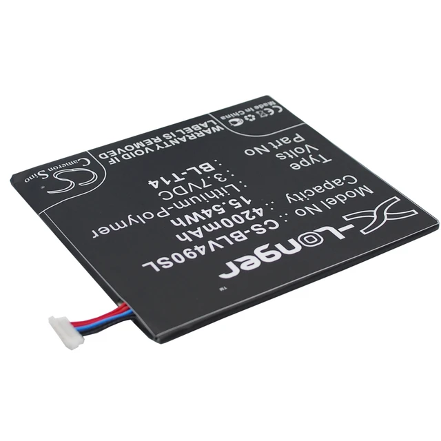 Alt view image 3 of 6 - Battery for LG G Pad 8.0 F F7 PadF V490 V495 BL-T14 EAC62638401 CS-BLV490SL
