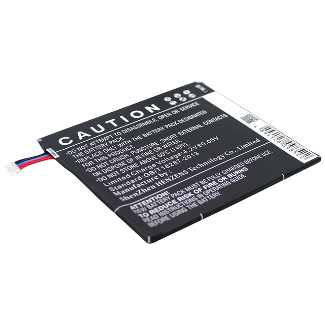 Alt view image 4 of 6 - Battery for LG G Pad 8.0 F F7 PadF V490 V495 BL-T14 EAC62638401 CS-BLV490SL