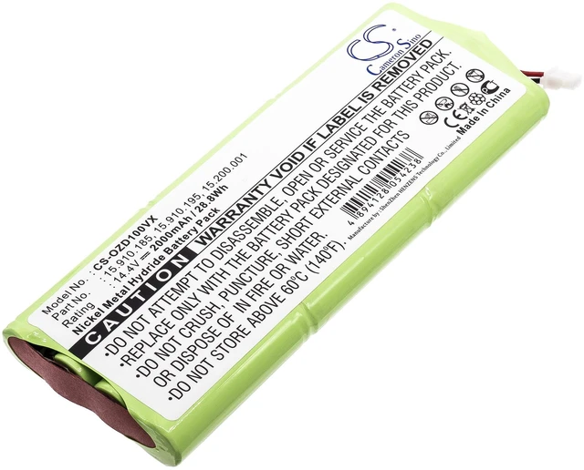 Main image of Vacuum Battery for TOPAN Ozroll 15.200.001 ODS Smart Drive Control 10 TP-AVC701