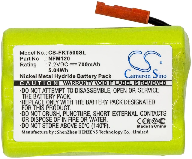 Alt view image 3 of 4 - Battery for Fluke NFM120 2822087 FIBER OPTIC FiberInspector Mini FT500 Ni-MH