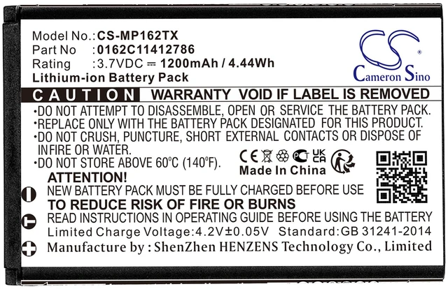 Alt view image 3 of 3 - Battery for Rii Mini i18 i8 Fly Air Mouse MX Pro TV-Box 0162C11412786 CS-MP162TX