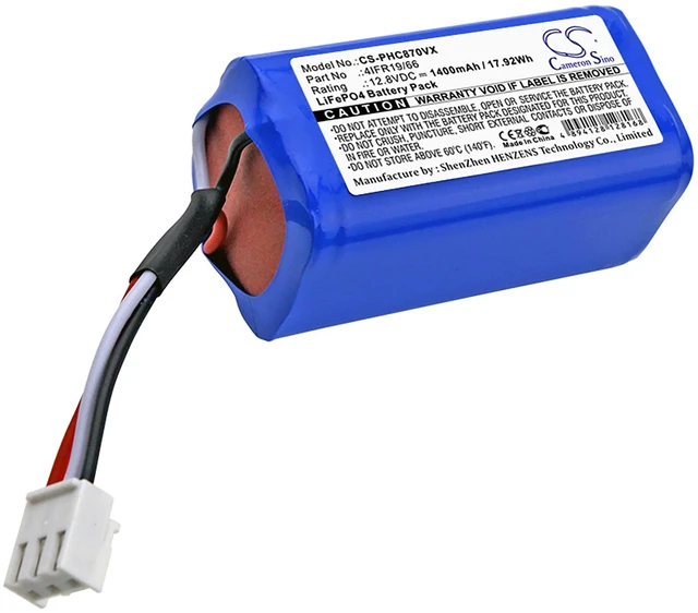Main image of Battery for Philips 4IFR19/66 CP0111/01 FC8710 FC8603 FC8700 FC8705 Smartpro
