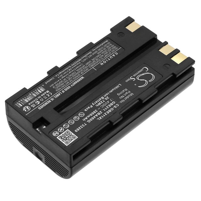 Alt view image 2 of 5 - Battery for Leica ATX1200 ATX900 TS12 TS16 724117 GPS Network Rover 2800mAh