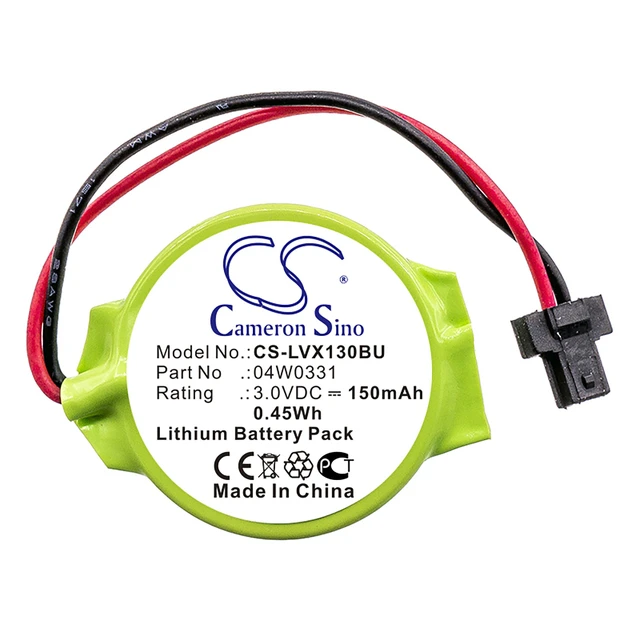Alt view image 3 of 4 - CMOS Battery for Lenovo ThinkPad 13 Edge E130 T430u X121e X130e X131e 04W0331