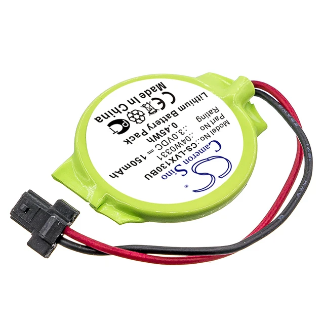 Alt view image 2 of 4 - CMOS Battery for Lenovo ThinkPad 13 Edge E130 T430u X121e X130e X131e 04W0331