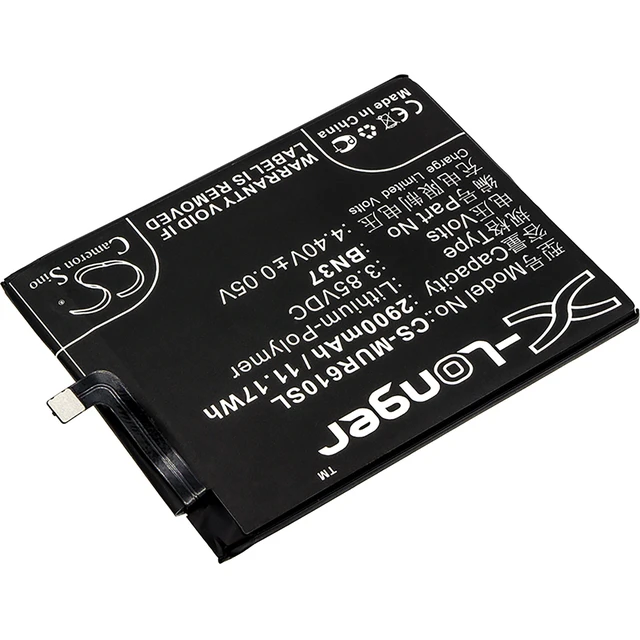 Alt view image 2 of 4 - Battery for Xiaomi Cereus M1804C3CE M1804C3CT M1804C3DC M1804C3DE M1804C3DH BN37