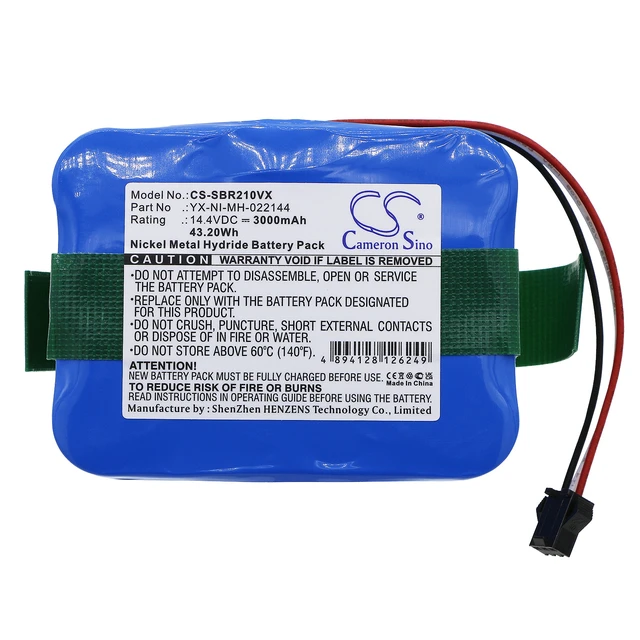 Alt view image 3 of 4 - Vacuum Battery for SAMBA XR210 Bobsweep bObi Classic Infinuvo Hovo 510 XR210