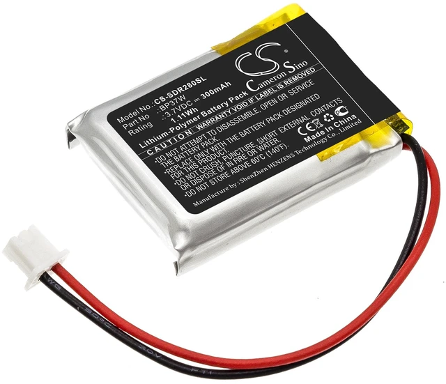 Main image of Battery for Dogtra 280C Receiver 282C Trainers ARC BP37W Dog Collar CS-SDR280SL