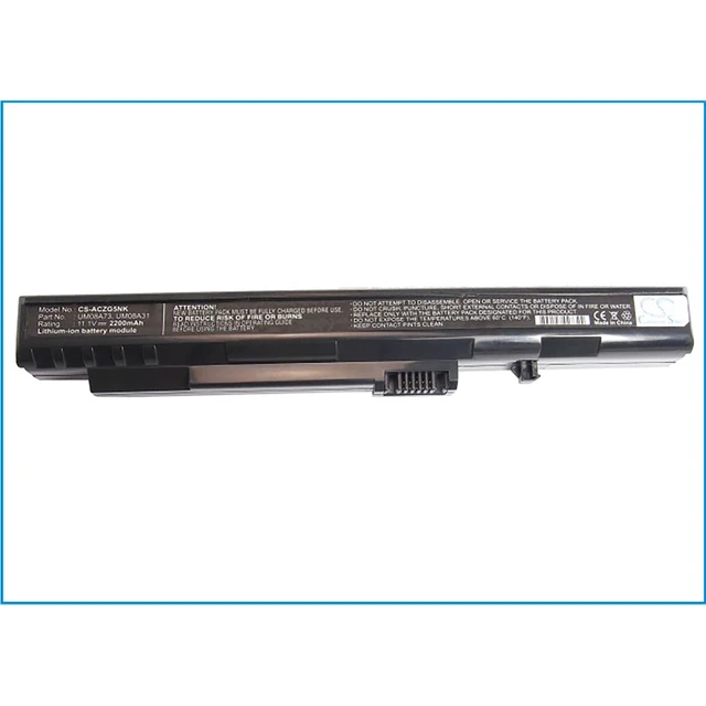 Alt view image 5 of 5 - Battery for Acer Aspire One 531H Gateway LT1000 UM08A73 UM08A72 UM08A74 AR5BXB63