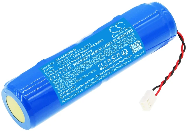 Main image of Battery for Radio Beacon CRT100 ESR06 FT501 JQX-30A SAR-9 2ER34615M A3-06-2613