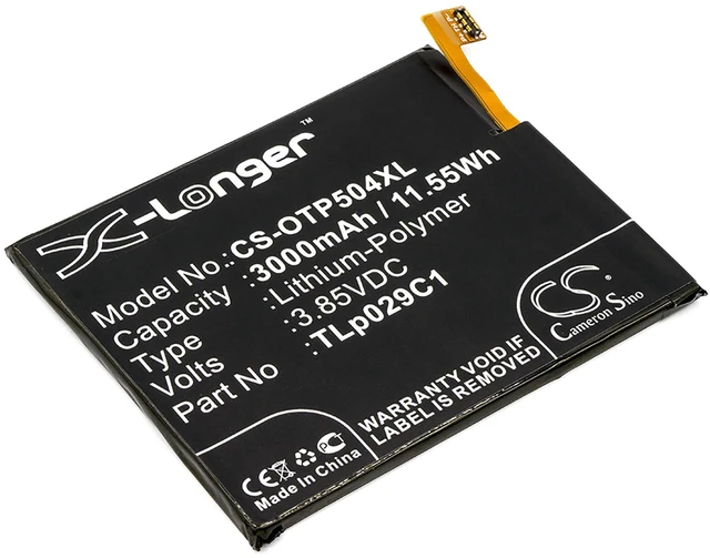 Main image of Battery for T-Mobile Revvl 5049Z A30 Plus Alcatel 5049S 5049W Greatcall TLp029C1
