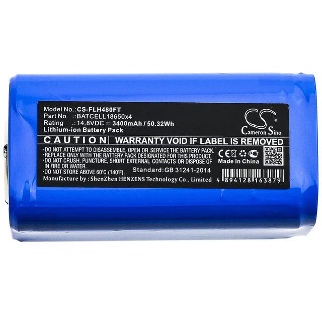 Alt view image 3 of 4 - Battery for Bigblue TL4000P TL4500P VTL8000P-MAX TL4800P VTL5500P VL8300P Light