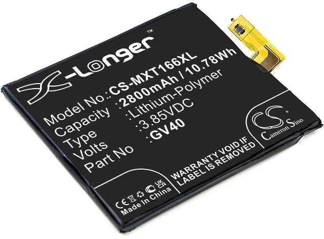 Main image of Battery for Motorola GV40 SNN5968A Moto Z Droid Force Mobile TD-LTE XT1650-02