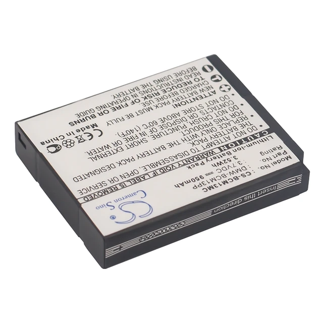 Alt view image 2 of 5 - Battery for Panasonic Lumix DMC-FT5 DMC-TS5 TS6 DMW-BCM13 DMW-BCM13E DMW-BCM13PP